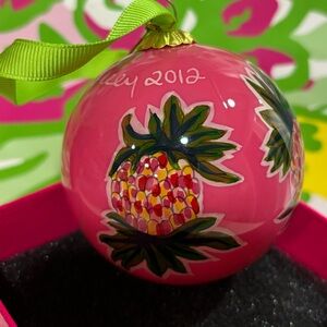 2012 Lilly Pulitzer Vintage Christmas Ornament Spike The Punch
